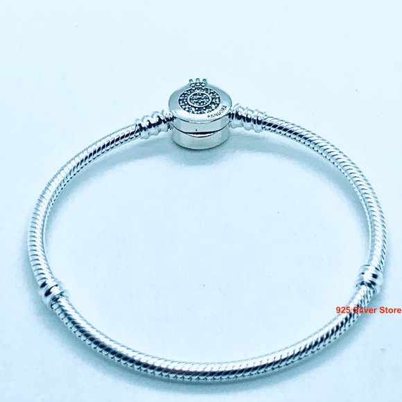 Pandora Moments SPARKLING CROWN O SNAKE Bracelet - Picture 5 of 10